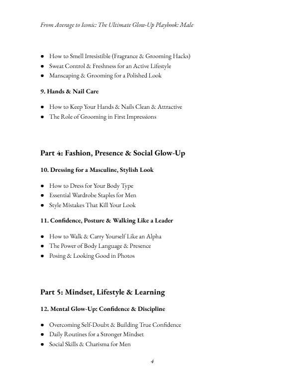 From Average to Iconic: The Ultimate Glow-Up Playbook
